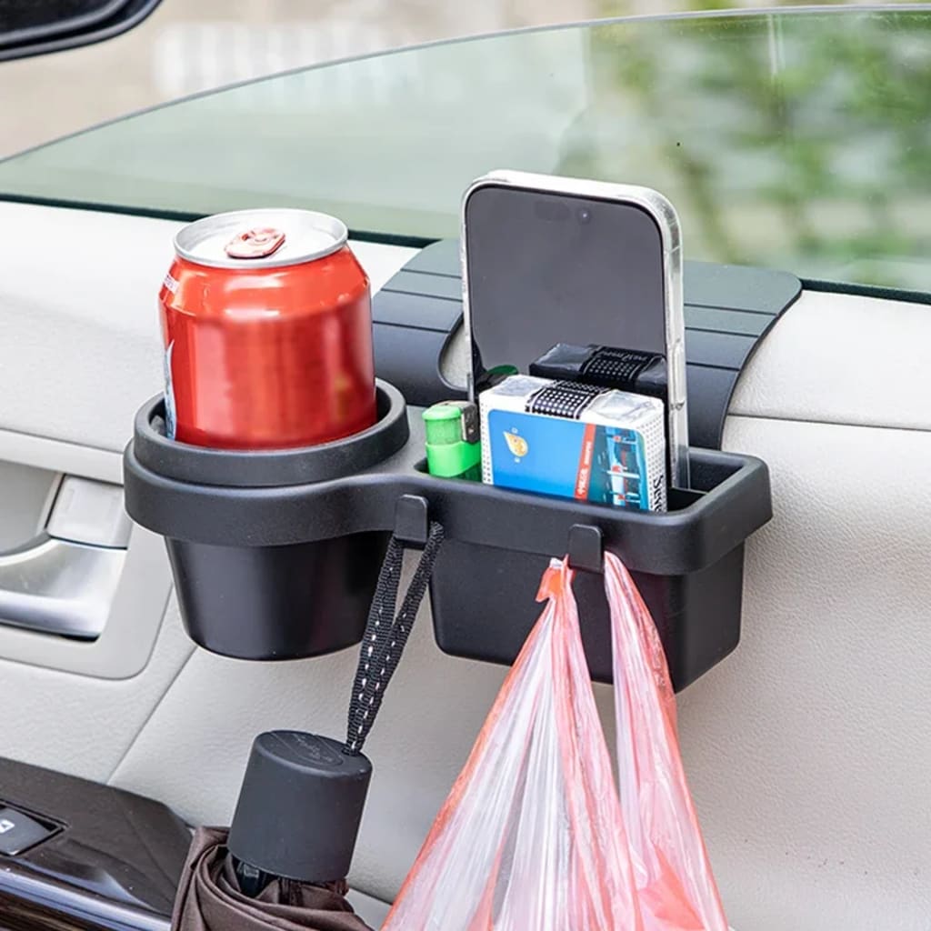 Support multifonction pour voiture – Gobelet, téléphone et accessoires