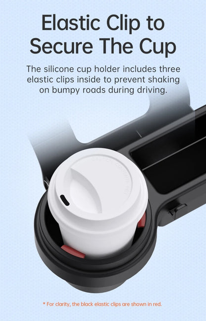 Support multifonction pour voiture – Gobelet, téléphone et accessoires