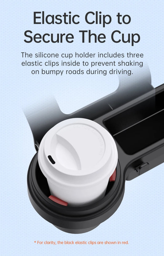 Support multifonction pour voiture – Gobelet, téléphone et accessoires